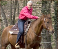 Westerntrainer Volker Walther und SR Nics Eastherbunny